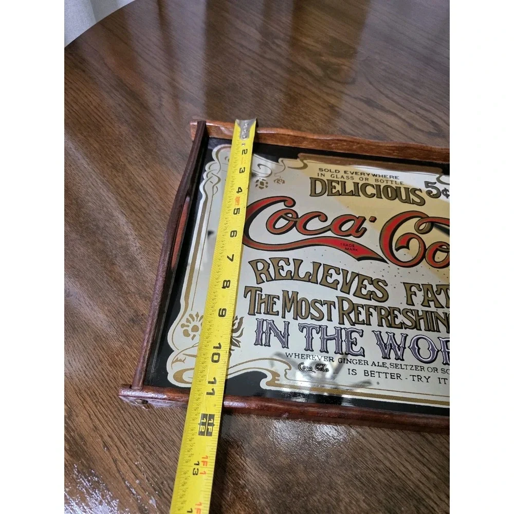 Vintage Coca-Cola‎ Mirror Serving Tray (H4) S#535